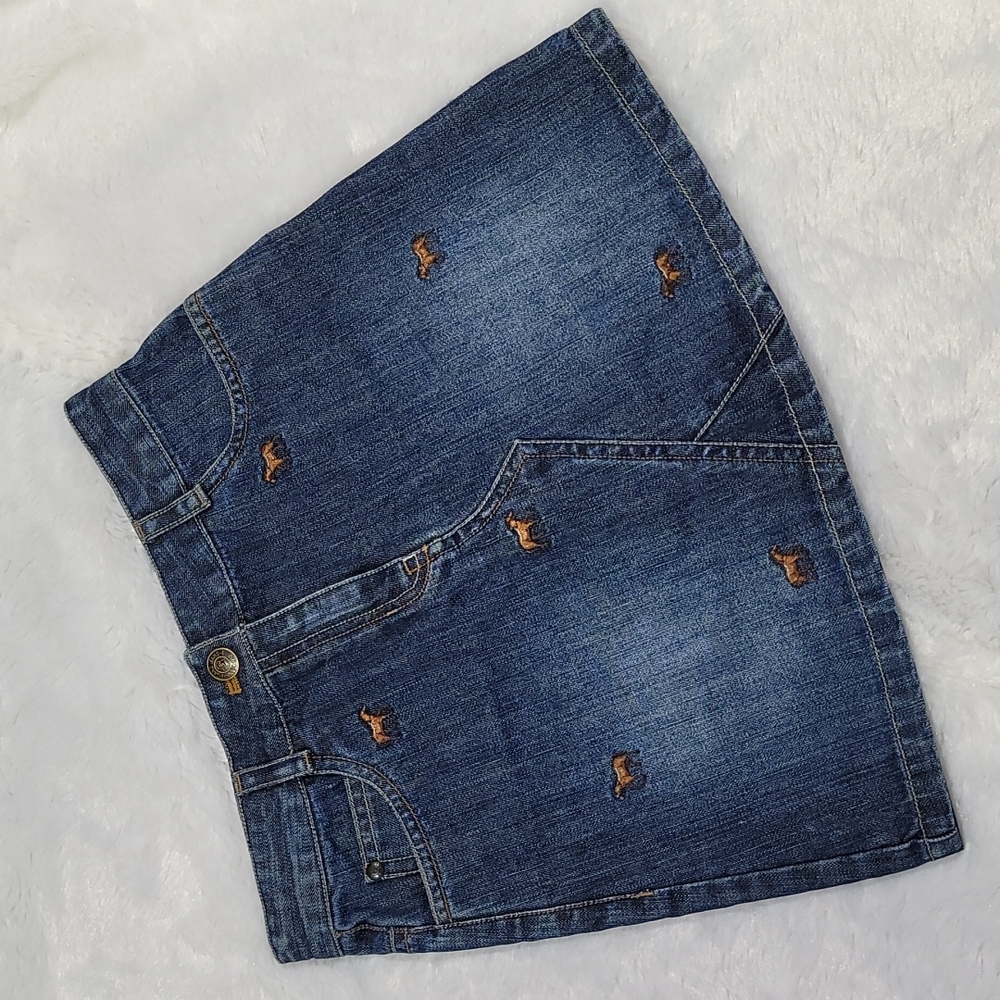 E. Land Classic Denim Skirt Size 12